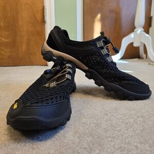 Mens Loafers SlipOns Comfort Shoes Sneakers Black Color Breathable Mesh Elastic